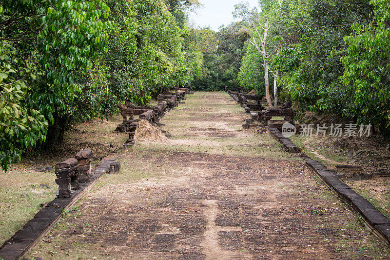 柬埔寨:Banteay Samré吴哥建筑群中的寺庙